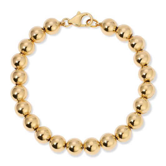 Palermo Boule bracelet 8mm in 14KT Gold filled