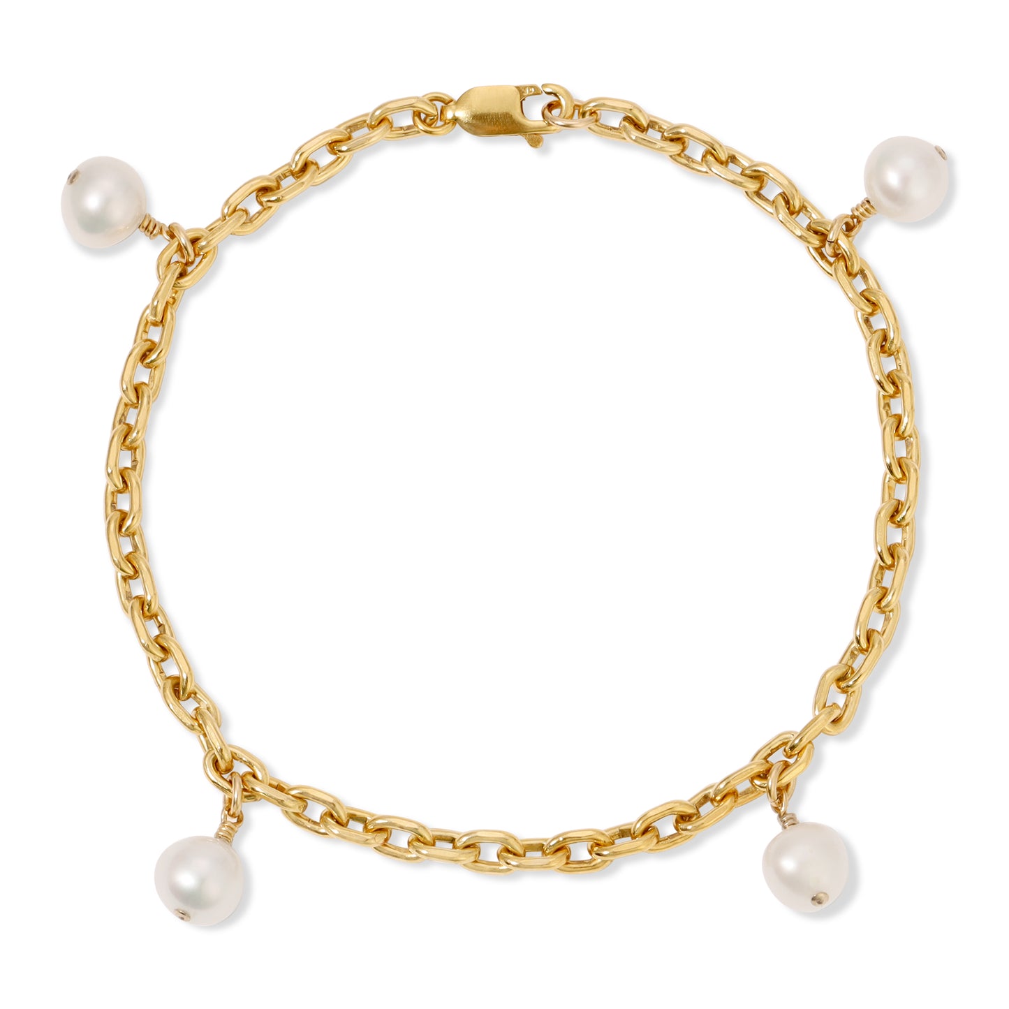 The Charlotte pearl charms bracelet.