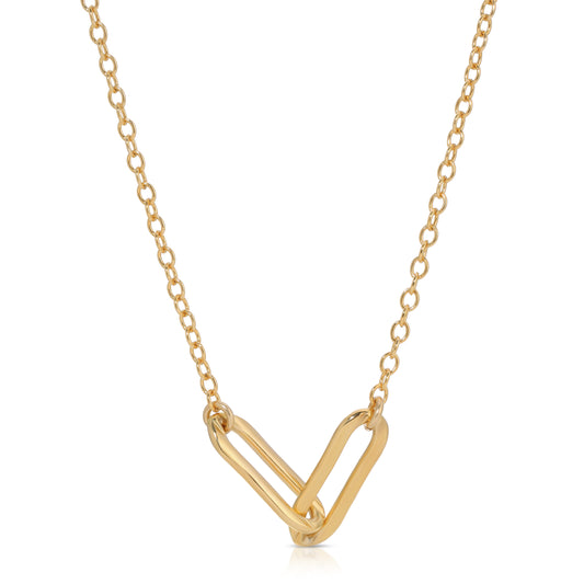 The Eros Necklace of intertwined links.