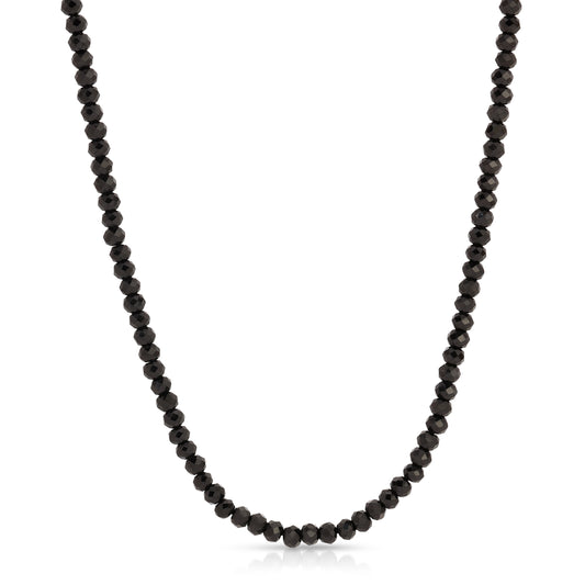 Noir necklace in Black spinel and 14KT Goldfilled.