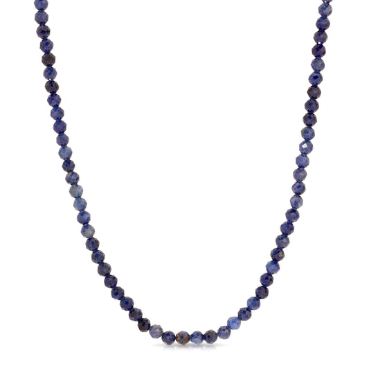 The Zoe necklace in natural Sapphires.