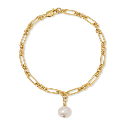 Celeste long link bracelet in 14KT Goldfilled.