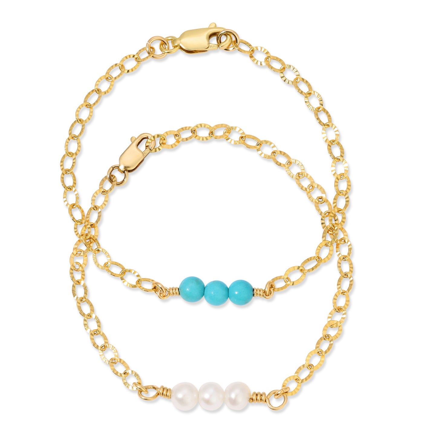 The Lulu kids bracelet in 14Kt Goldfilled.