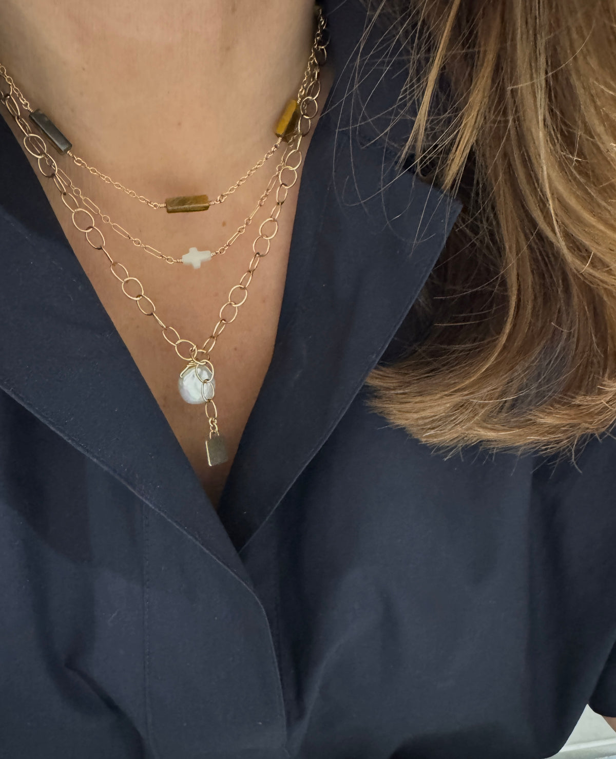 The Aubrey Tiger’s eye necklace