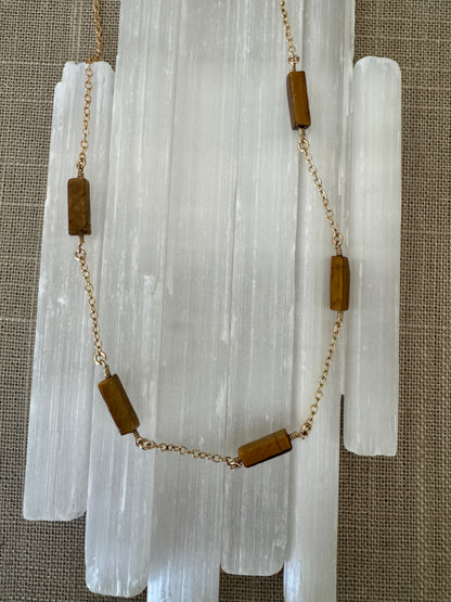 The Aubrey Tiger’s eye necklace