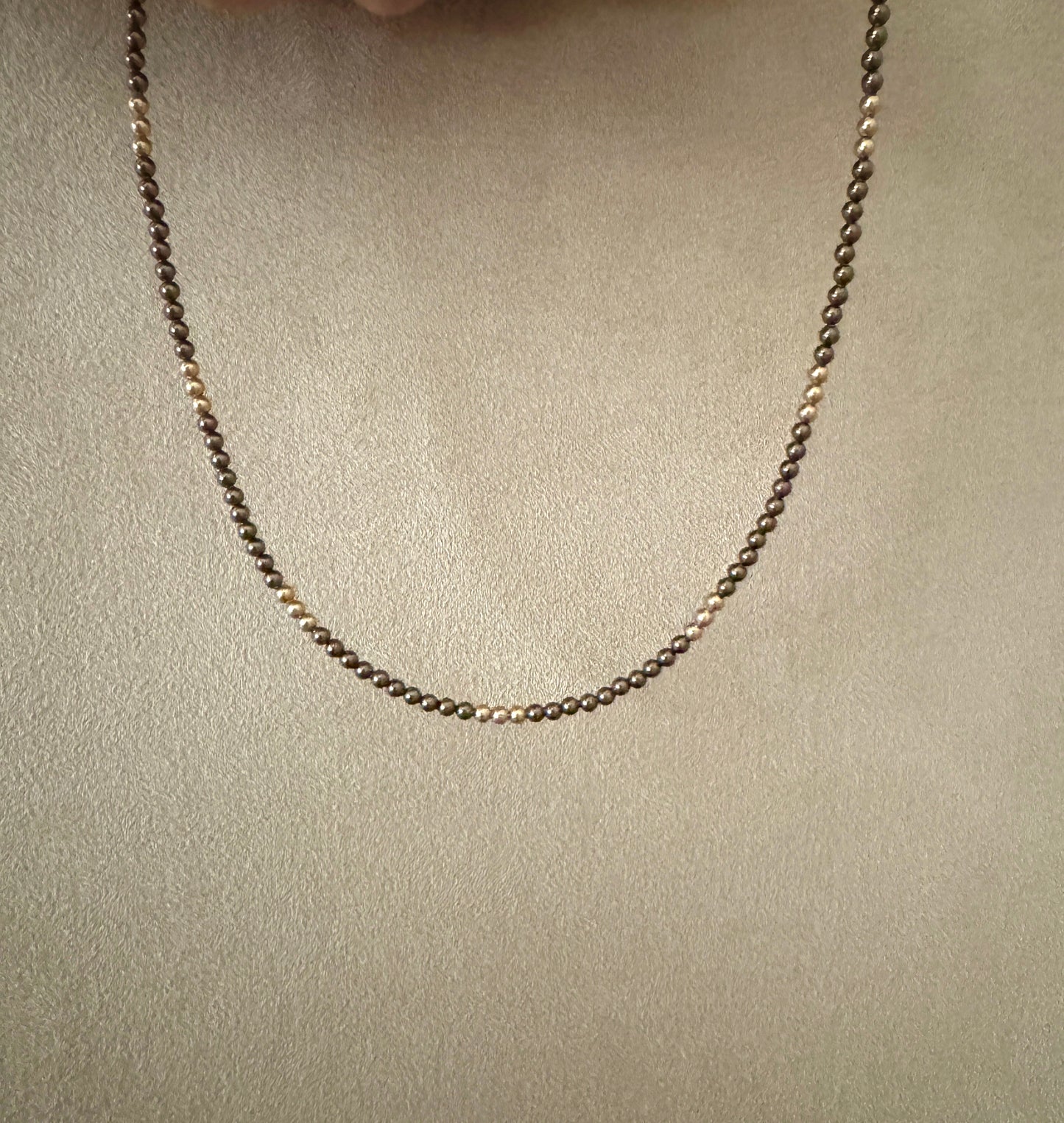 The Lara Necklaces in Swarovski Pearls.