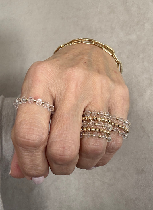 Etoile ring in Swarovski & 14KT Goldfilled