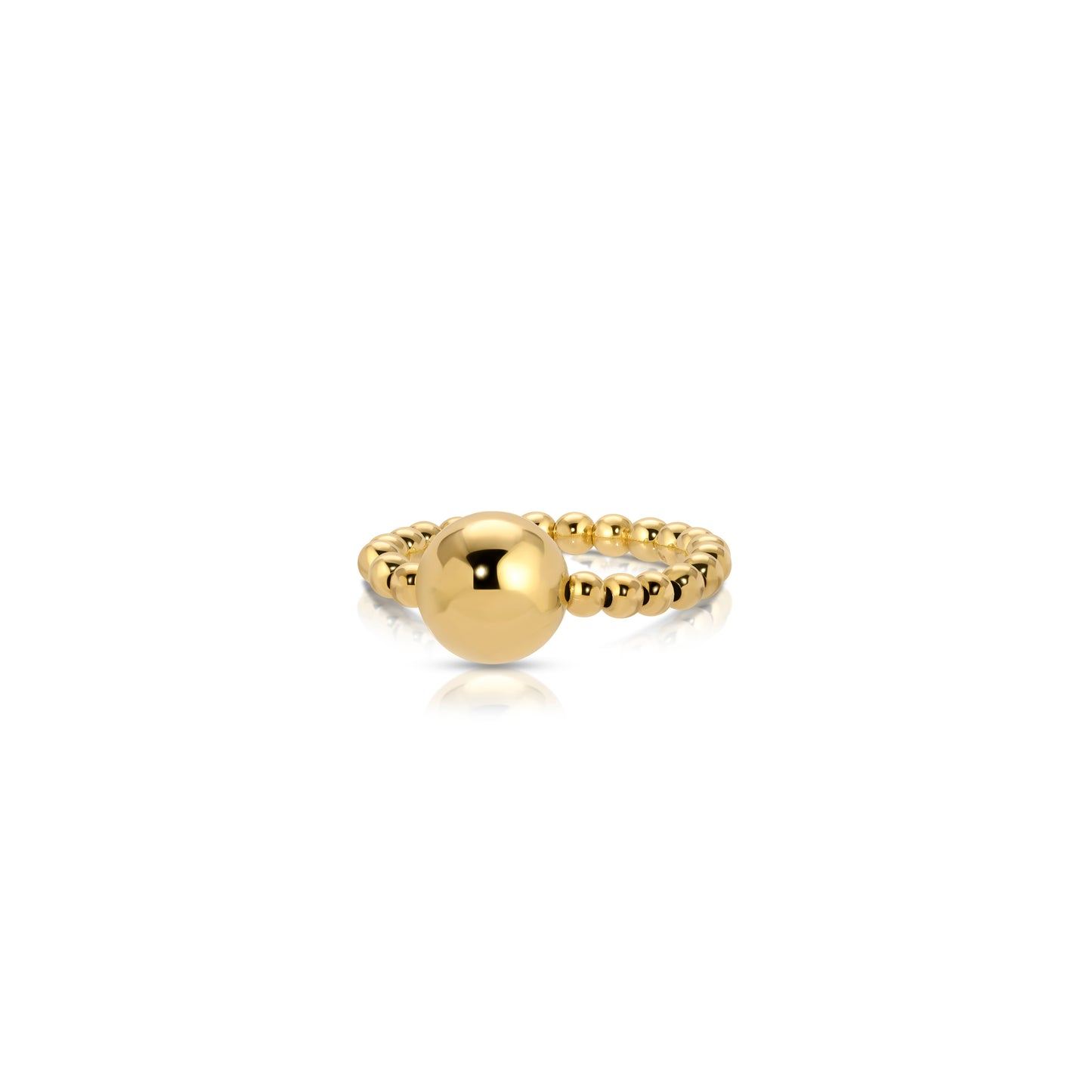 The Bubble ring set in 14KT Goldfilled.