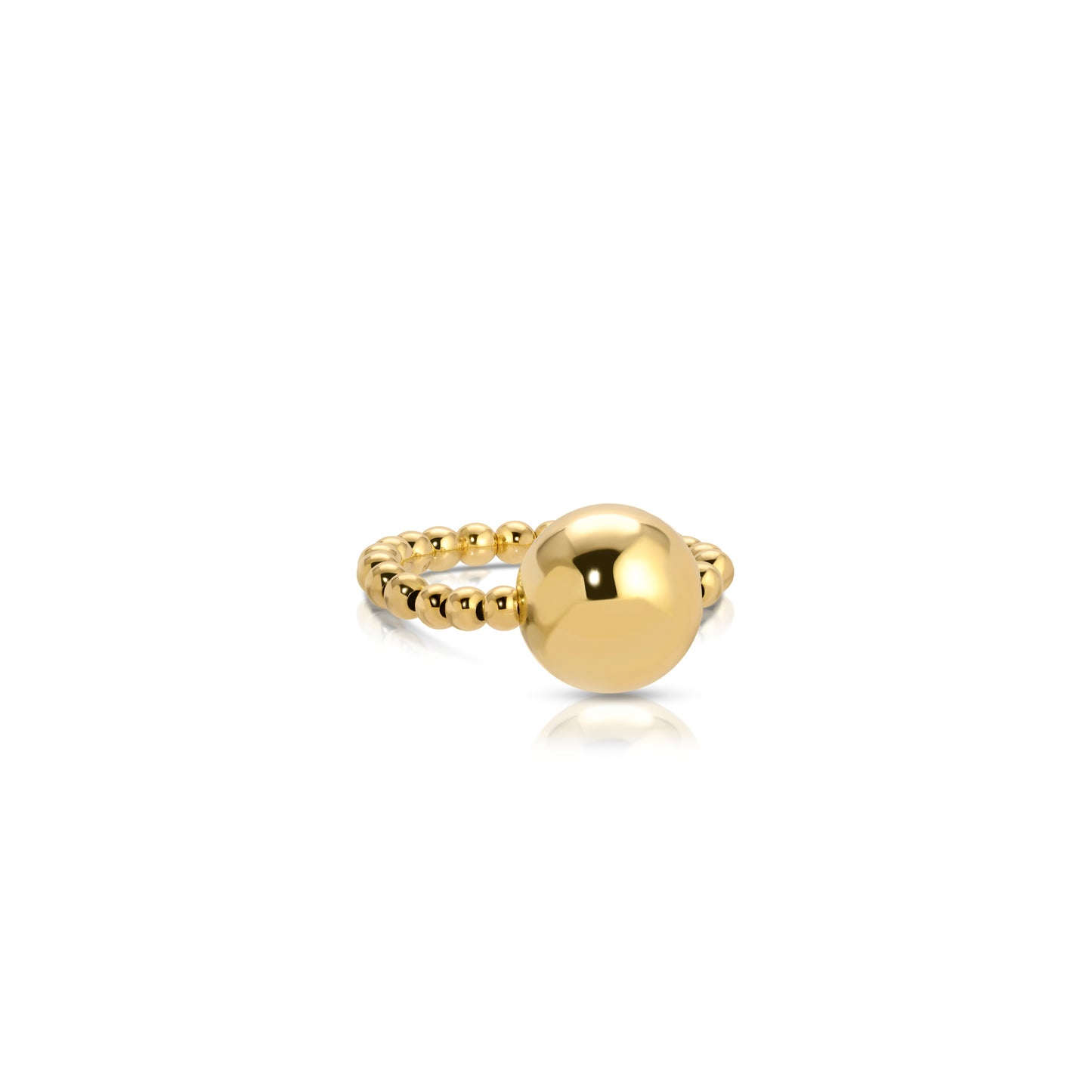 The Bubble ring set in 14KT Goldfilled.