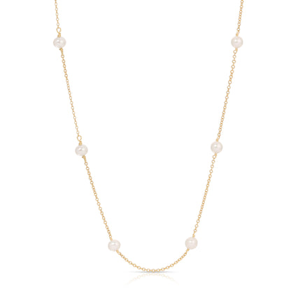 Margot necklace with Freshwater pearls in 14KT Goldfilled