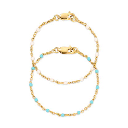 The Fiji Mini kids bracelet in 14KT Goldfilled.