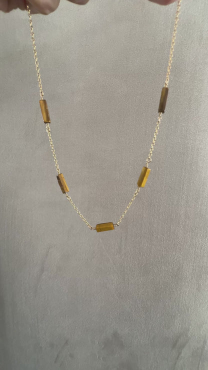 The Aubrey Tiger’s eye necklace